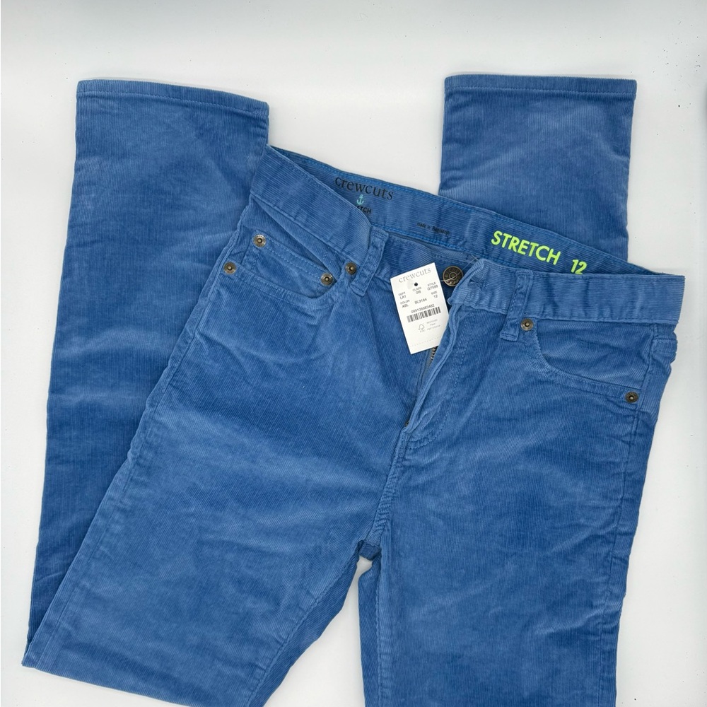 Crewcuts Blue Stretch Corduroy Pants - Boys size 12